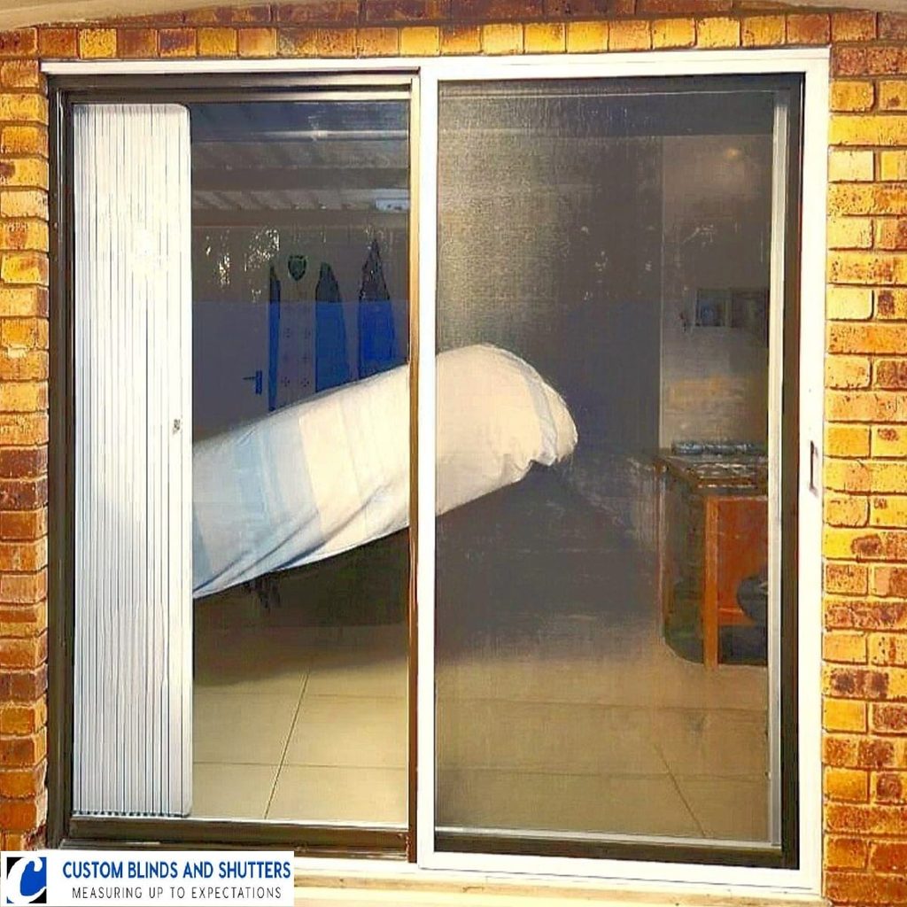 Sliding insect screen installed