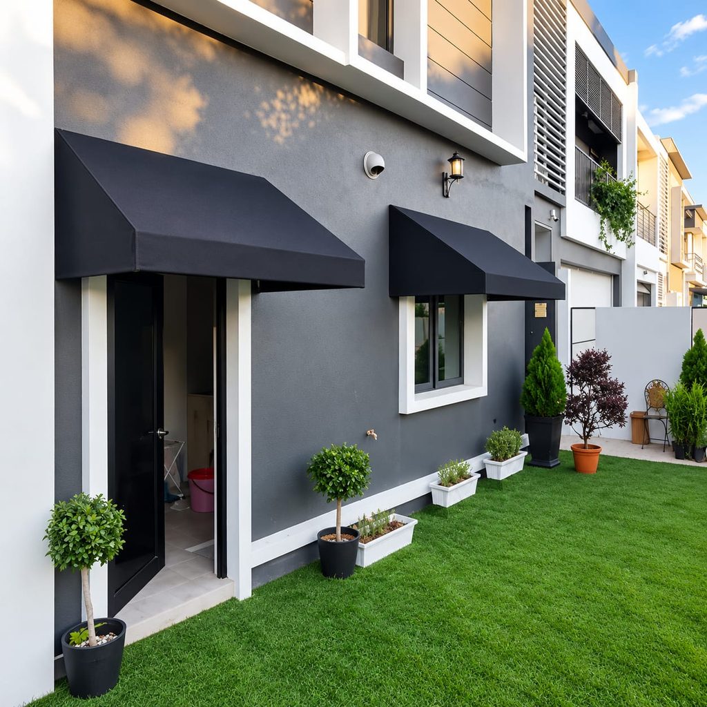 Window and Door awning Installed in Eagle canyon Golf estate